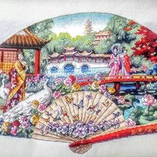 Работа «садовый веер»