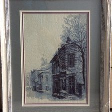 Работа «Зимний город»