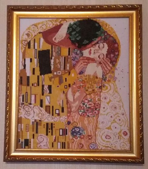 Работа «klimt "kiss"»