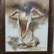 Работа «Девушка в сепии»