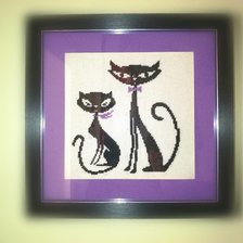 Работа «Пара котов»