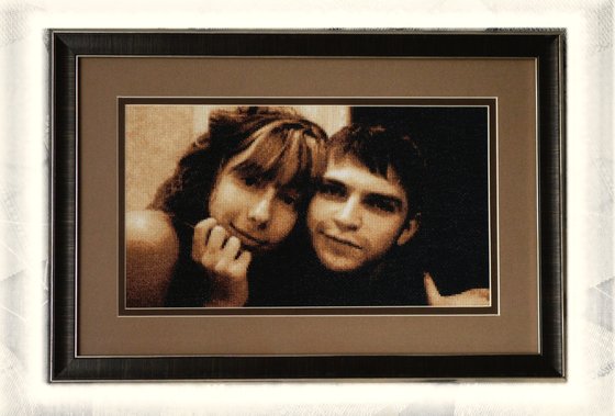 Работа «Портрет расцветки "Сепия"»