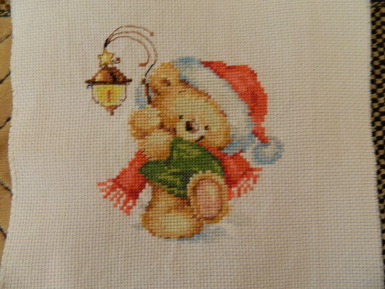 Работа «Новогодний мишка»