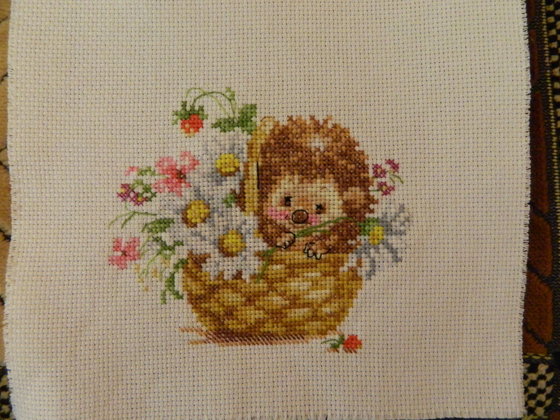 Работа «Ёжик в ромашках»