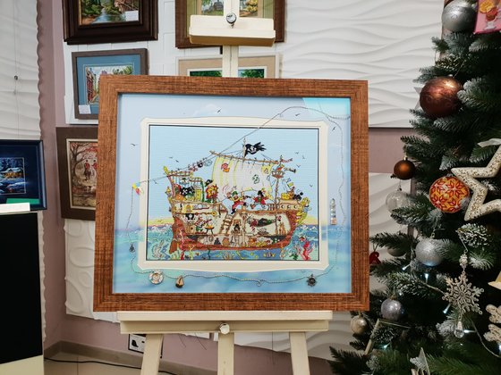 Работа «Пиратский корабль»