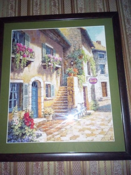 Работа «Средиземноморская улочка.»