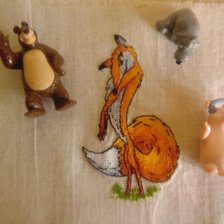 Работа «"Рыжая кокетка" по авторской схеме Екатерины Кутьиной»