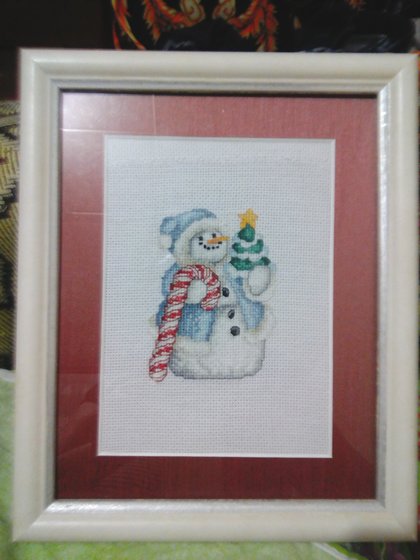 Работа «"Blue Snowman"»