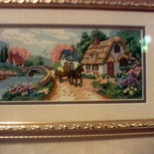 Работа «Сельский пейзаж»