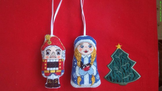 Работа «Елочные игрушки»