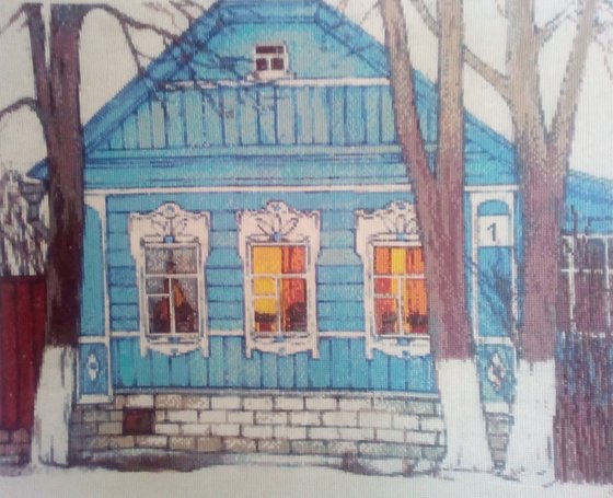 Работа «По картине Дины Калинкиной»