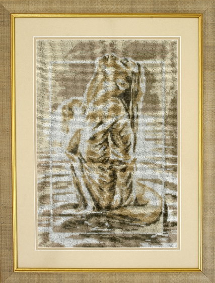 Работа «купальщица»