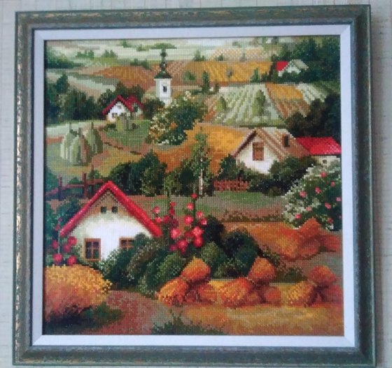 Работа «Сербский пейзаж»