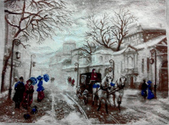 Работа «"Старая улочка"»