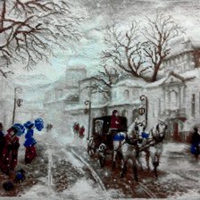 Работа «"Старая улочка"»