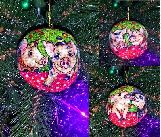 Работа «Новогодний шар»