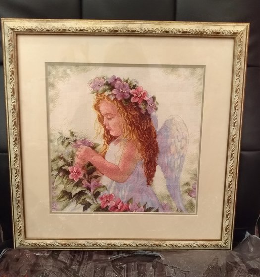 Работа «Цветочный ангел»