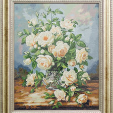 Работа «Букет белых роз.»