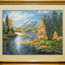 Работа «Осень в горах.»