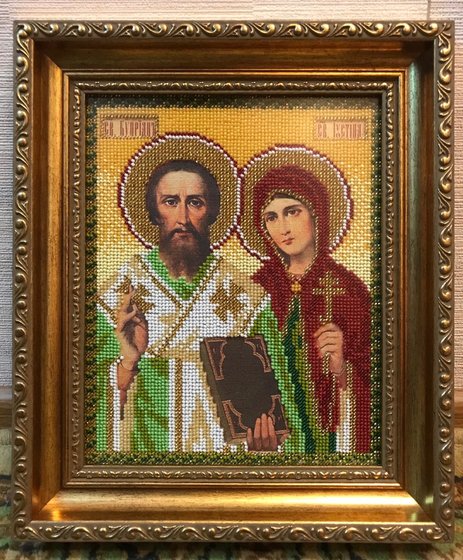 Работа «Святые Куприян и Устинья»