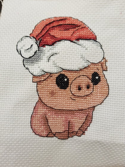 Работа «Новогодний поросенок»