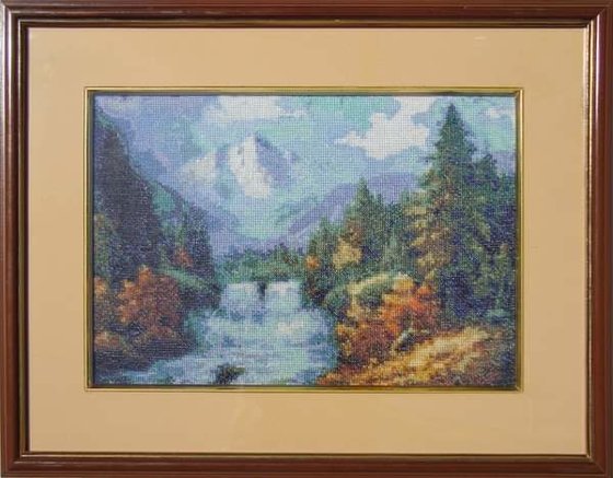 Работа «Горный пейзаж»