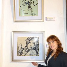 Работа «Я на выставке с моими работами»