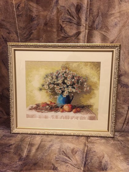 Работа «Ромашки ( набор от Панна)»