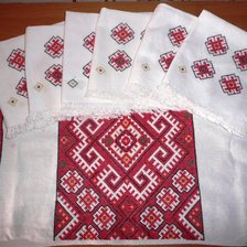 Работа «Рушник и салфетки»