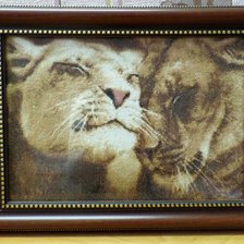 Работа «Пара львов»