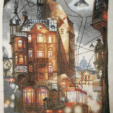 Работа «Ночной город»