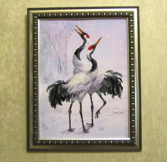 Работа «Журавли»