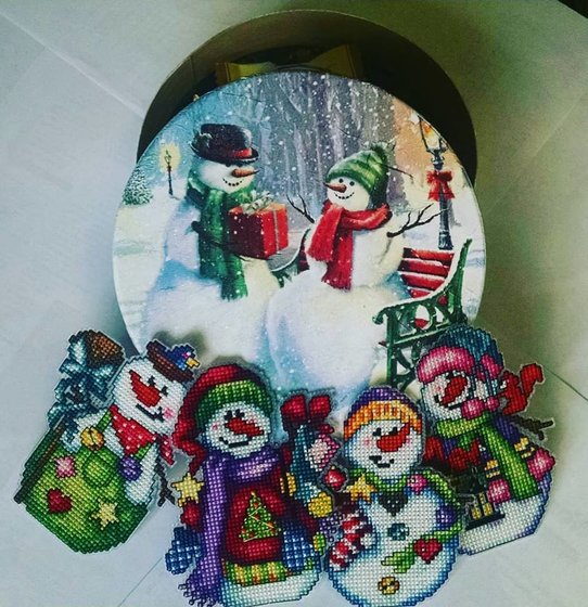 Работа «4 сніговички»