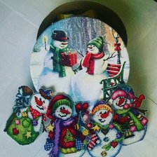 Работа «4 сніговички»