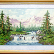 Работа «горный пейзаж»