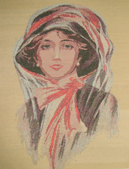 Работа «Дама в шляпе»