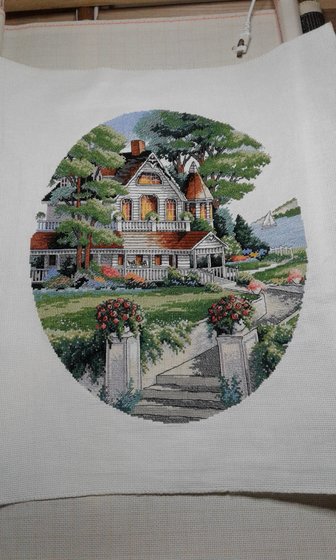 Работа «Викторианский домик.Набор от Сlassic Design»