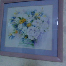 Работа «Акварельные пионы»