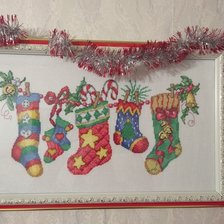 Работа «Новогодние носочки»