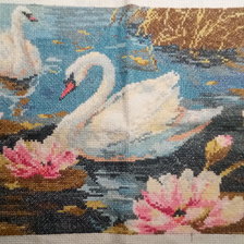 Работа «Набор для вышивания "Лебединая пара"»
