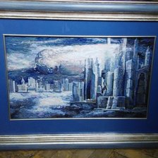 Работа «Набор для вышивания "Город будущего"»