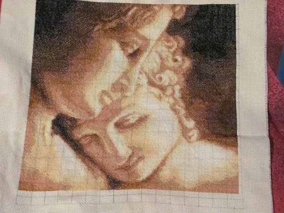 Работа «Набор для вышивания "Небесная любовь"»