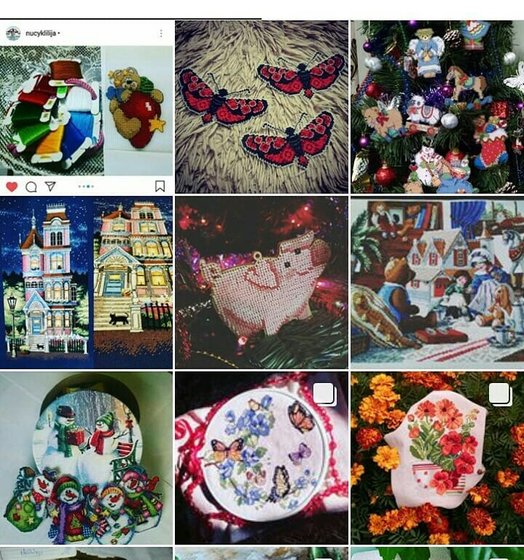 Работа «Колаж №1 Вишиті роботи у 2018 році.»