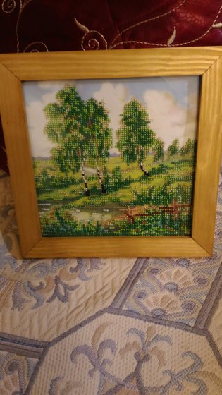 Работа «природа бисером»