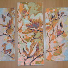 Работа «триптих магнолия»