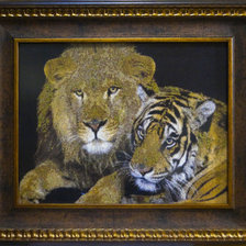 Работа «ТИГРИЦА СО ЛЬВОМ»