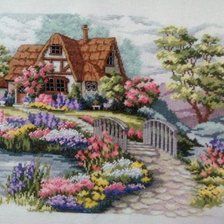 Работа «УМИРОТВОРЕННЫЙ КОТТЕДЖ»