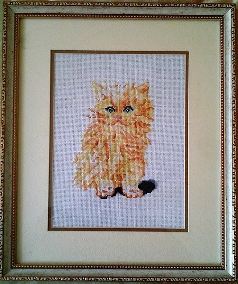 Работа «Рыжий котенок»