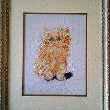 Работа «Рыжий котенок»