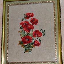 Работа «Красные маки»
